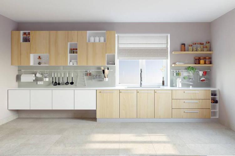 小戶型開(kāi)放式廚房地面裝修效果圖_小廚房裝修_正確裝修廚房 廚房裝修流程