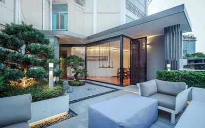 40平大露臺(tái)怎么打造花園，40平露臺(tái)花園實(shí)景圖片欣賞