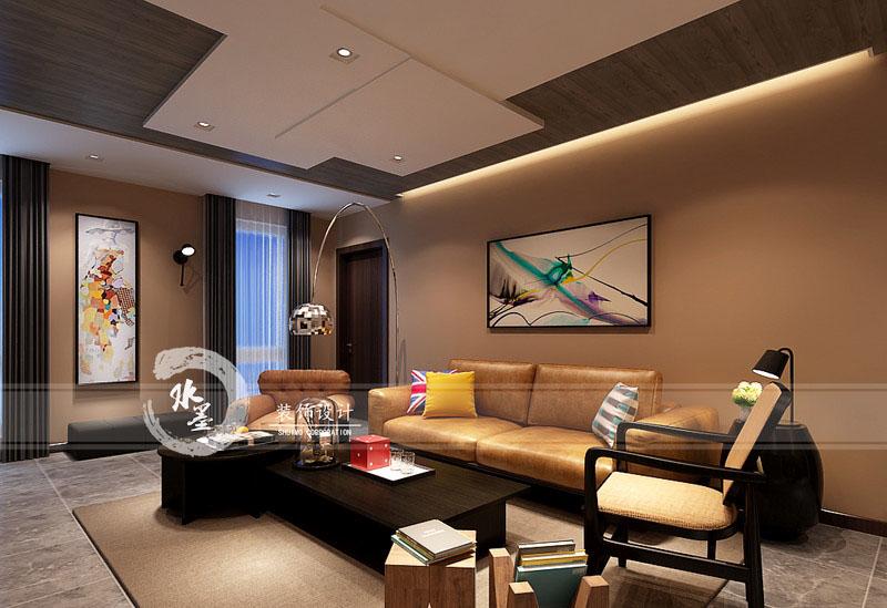 蕪湖水墨裝飾 - 以暖色調(diào)為主的溫馨簡(jiǎn)約風(fēng)格裝修案例