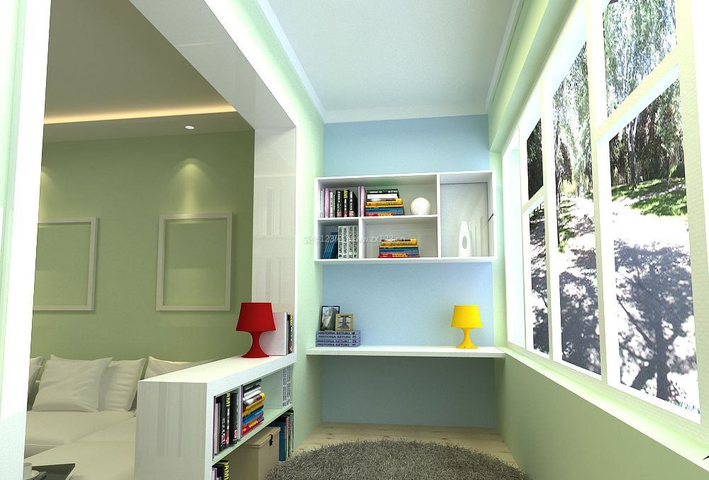 臥室加陽臺(tái)裝修效果圖_臥室?guī)ш柵_(tái)裝修效果圖_臥室陽臺(tái)裝修