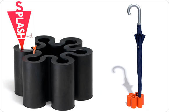 巧妙利用雨傘架，雨天也有好心情