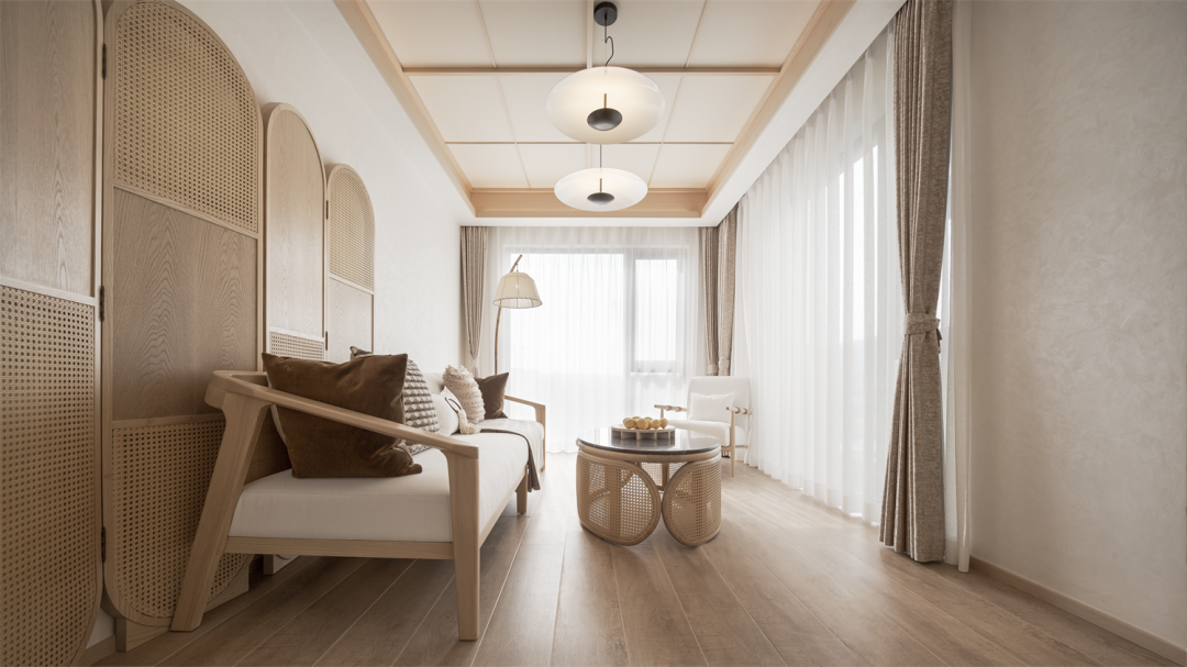 有一種詩意，叫做竹林風(fēng)，90㎡新中式大宅，入戶便是詩情畫意