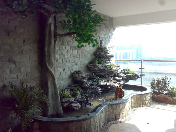 客廳陽臺裝修效果_陽臺魚池裝修效果圖_陽臺柜子裝修效果圖片