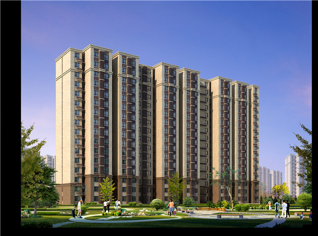 1號(hào)樓外墻真石漆設(shè)計(jì)裝修效果圖