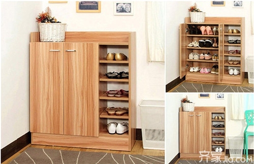 鞋柜裝修效果圖帶屏風_歐式鞋柜裝修效果圖_進門簡歐風格鞋柜裝修效果圖