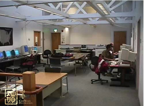 南寧辦公室裝修-鐵架吊頂