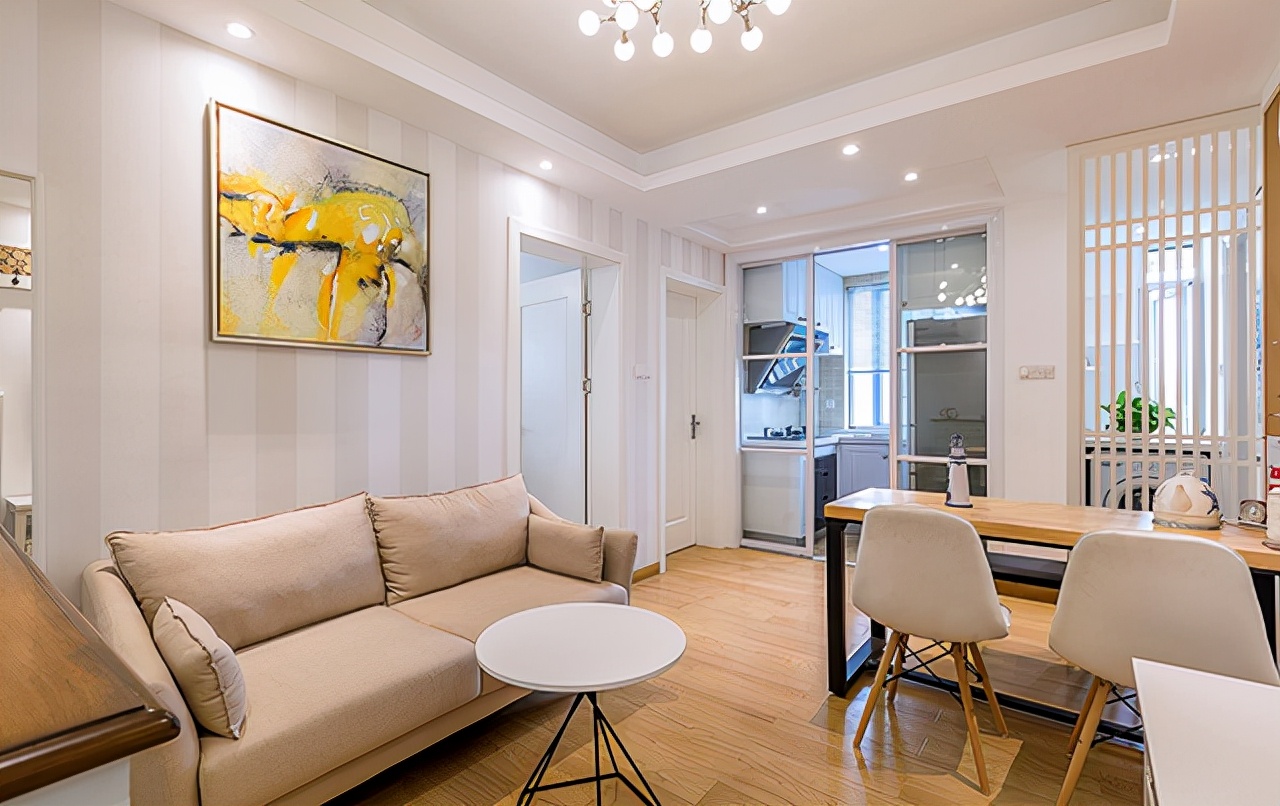 50平米兩室一廳裝修效果圖，小戶型裝修也要時尚有個性！