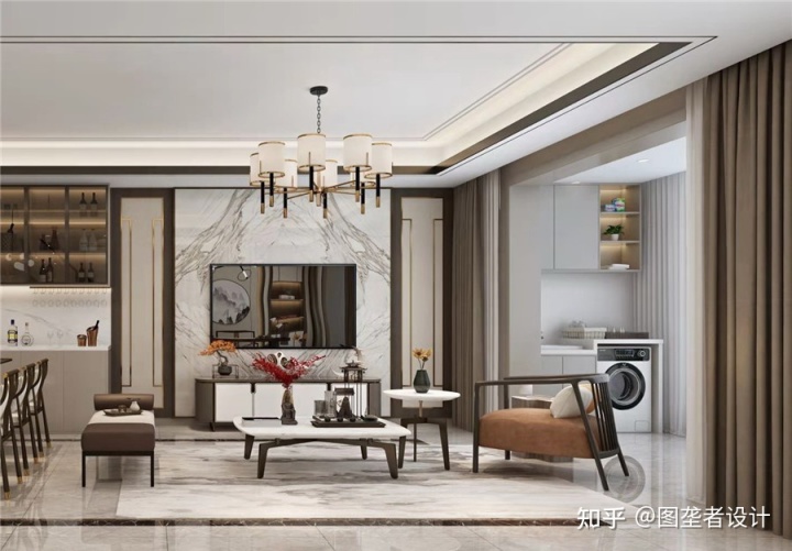 2022年裝修流行這樣裝了，輕奢中帶著新中式風(fēng)格，簡(jiǎn)約又奢華！