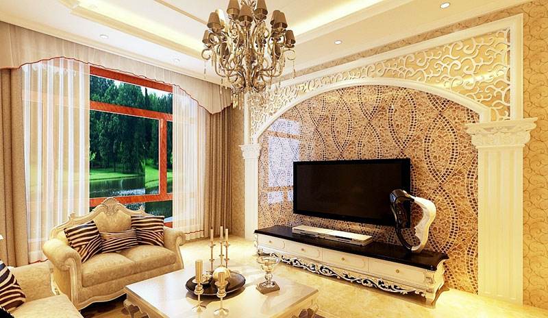 什么才是浪漫溫馨的電視背景墻  歐式風(fēng)格絕對(duì)潮流
