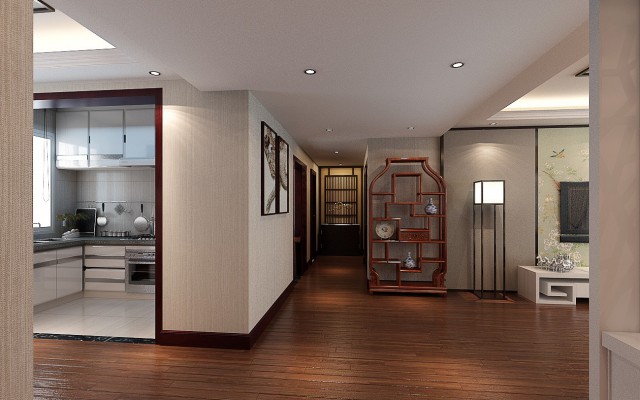 太陽(yáng)島花園 中式風(fēng)格四居室裝修實(shí)景圖