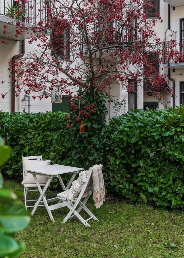 老公堅持把房子買在一樓，96平還帶個小院，完工效果太漂亮了吧