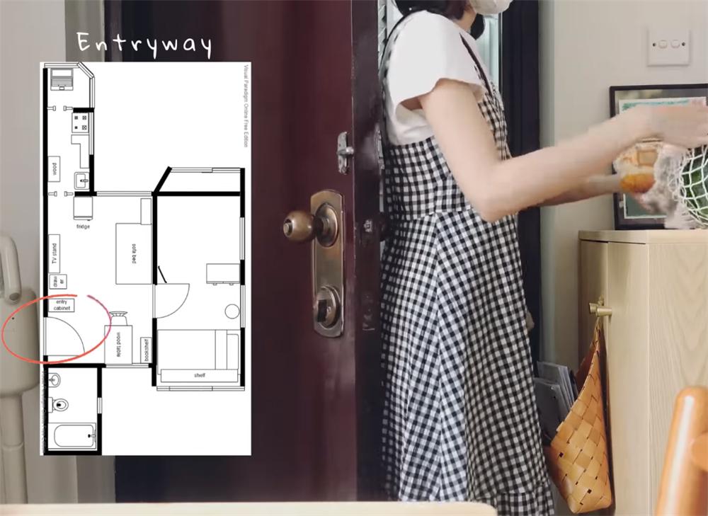 29歲姑娘獨居26㎡小家1年，面積雖小卻南北通透，一人住真的太爽