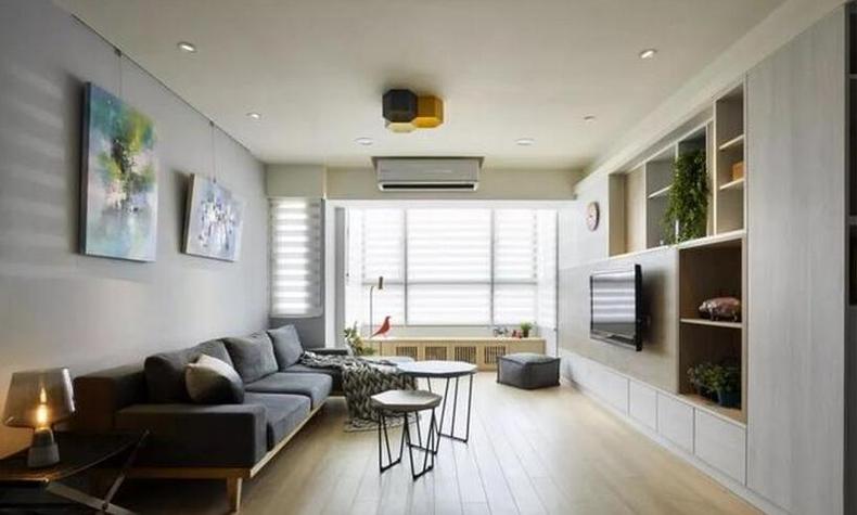 99㎡家餐廳做玻璃墻，通透明亮，很實用