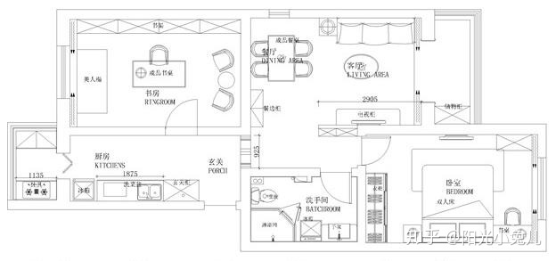 兩室一廳裝修樣板間！超美超浪漫的歐式風(fēng)，太美好了吧，羨慕