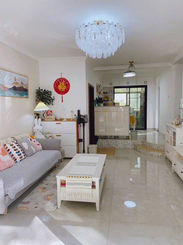 終于喬遷新家了，全屋乳膠漆，天花板只有石膏線，簡(jiǎn)裝反而更耐看