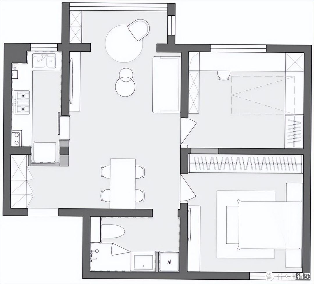 我也想給父母裝一套這樣的養(yǎng)老房，不用多豪華，簡潔舒適就夠了
