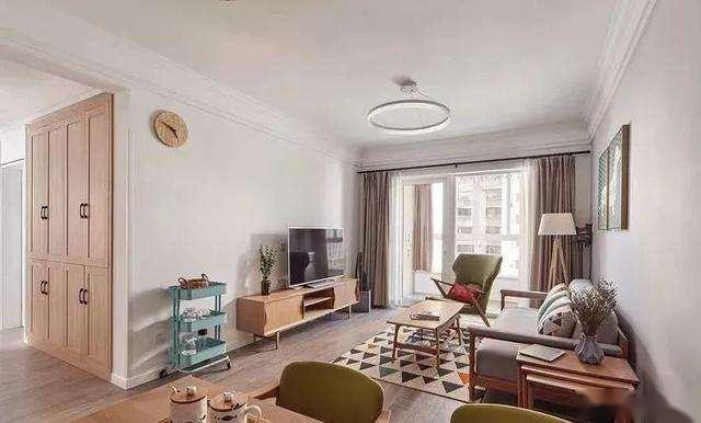 9款當下流行的北歐風客廳裝修效果圖，總有一款適合你們家